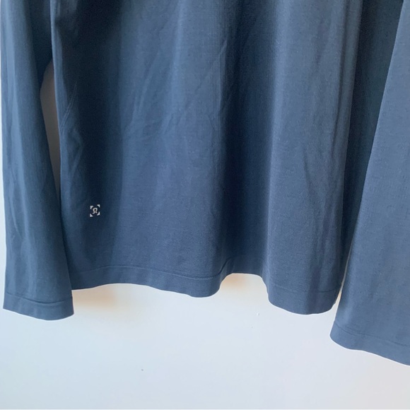 Lululemon Athletica Metal Vent Tech Navy 1/2 Zip Pullover Size Medium - Picture 9 of 11